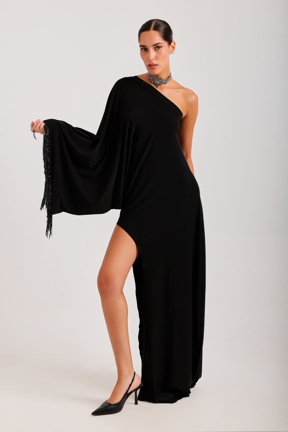 Dress — sleeve in movement